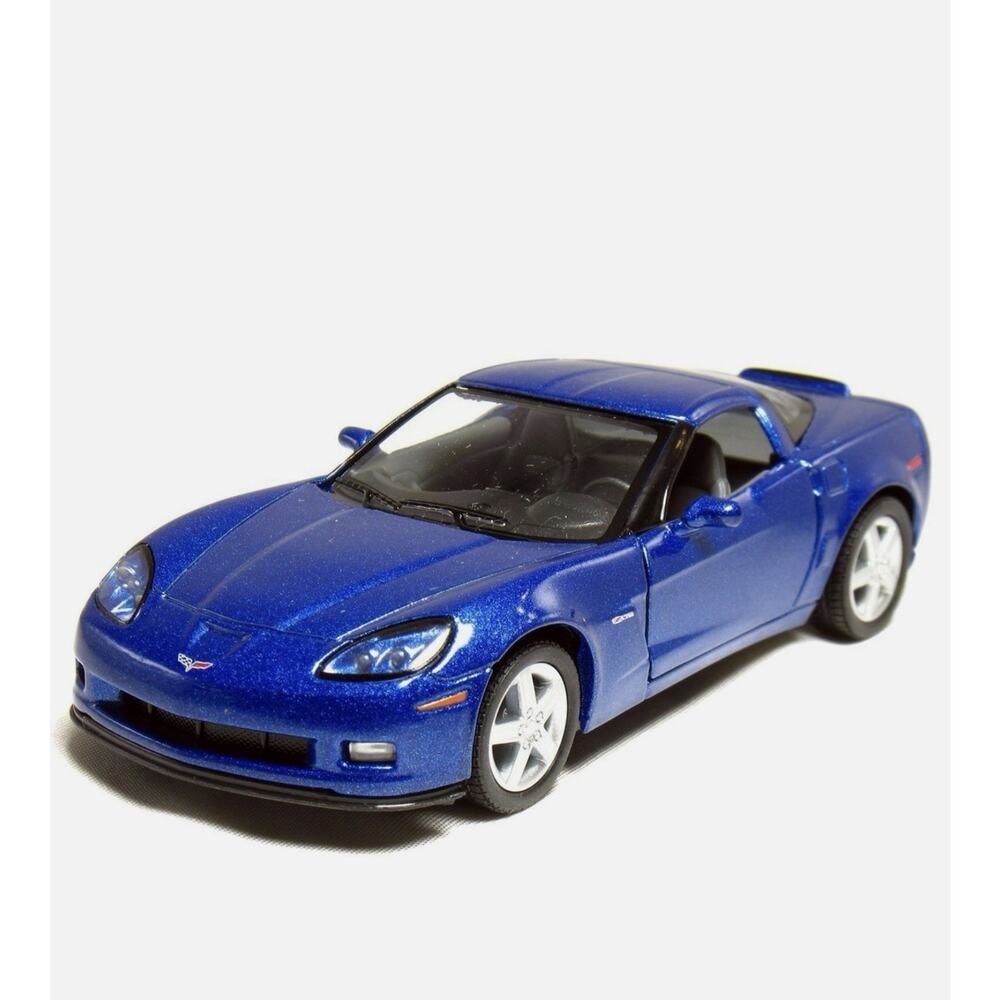 5" Kinsmart 2007 Chevrolet Corvette Z06 Diecast Model Toy Car 1:36 Chevy BLUE